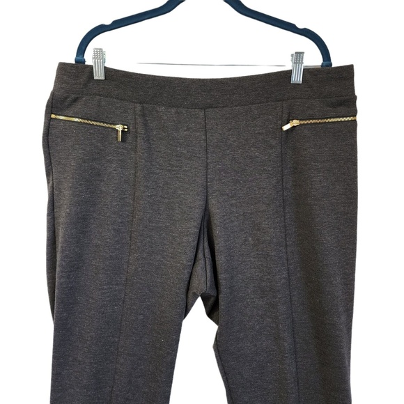 Rafaella Woman's Plus Size Curvy Fit Pull On Pants Size 18W Zipper Pockets - Picture 3 of 12